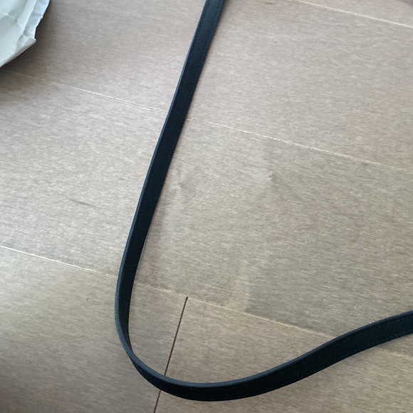 Karl Lagerfeld Kourtney Nylon Leather Messenger Crossbody Sand Black - Picture 9 of 9